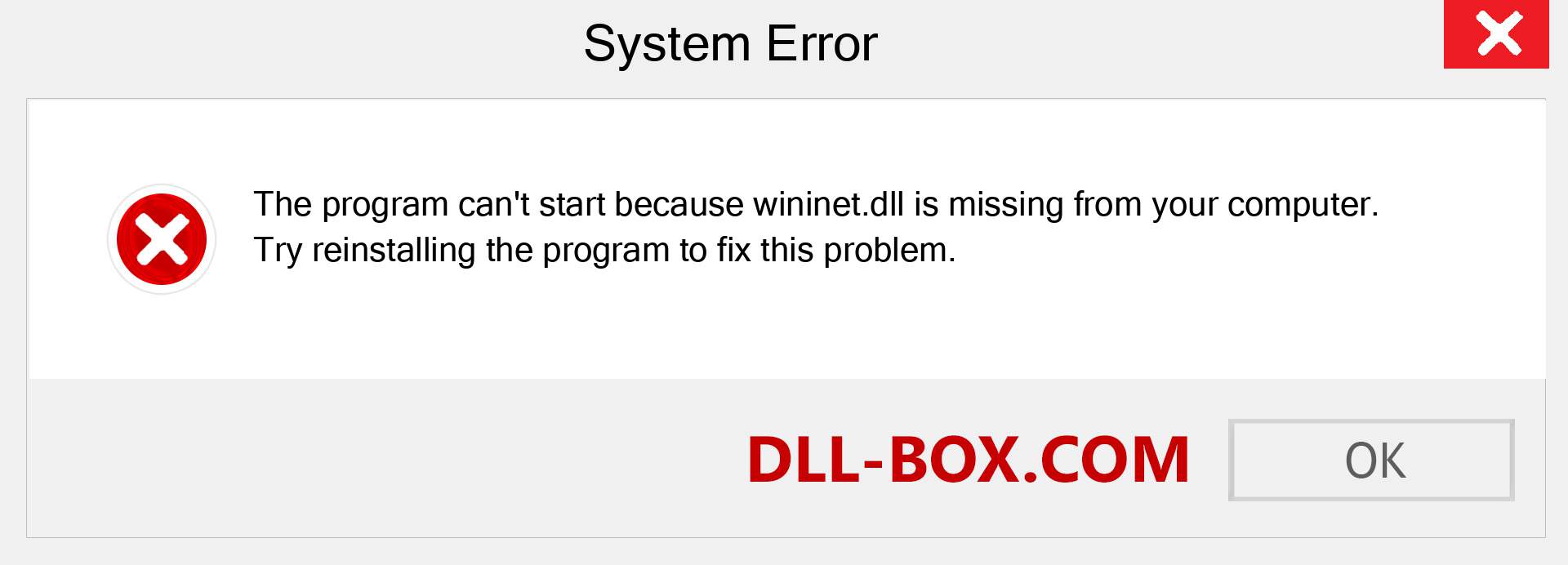  wininet.dll file is missing?. Download for Windows 7, 8, 10 - Fix  wininet dll Missing Error on Windows, photos, images